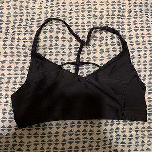 Strappy yoga bra
